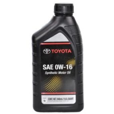 Олива моторна 0W-16 SN (0946л) TOYOTA 0027916QTE Олива моторна 0W-16 SN (0946л) TOYOTA 0027916QTE